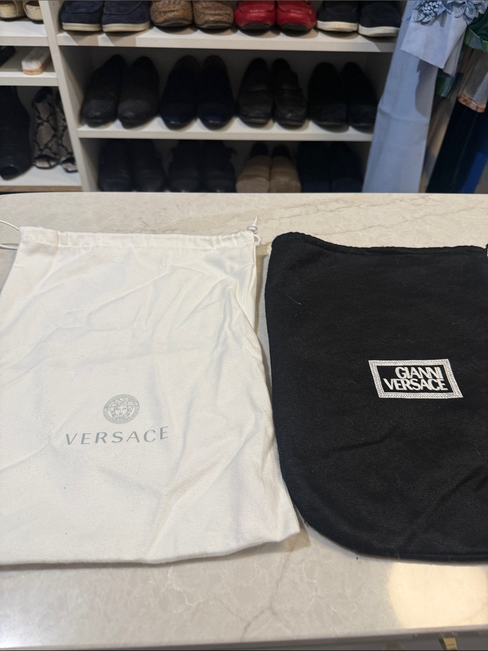 Gianni Versace drawstring dust bag